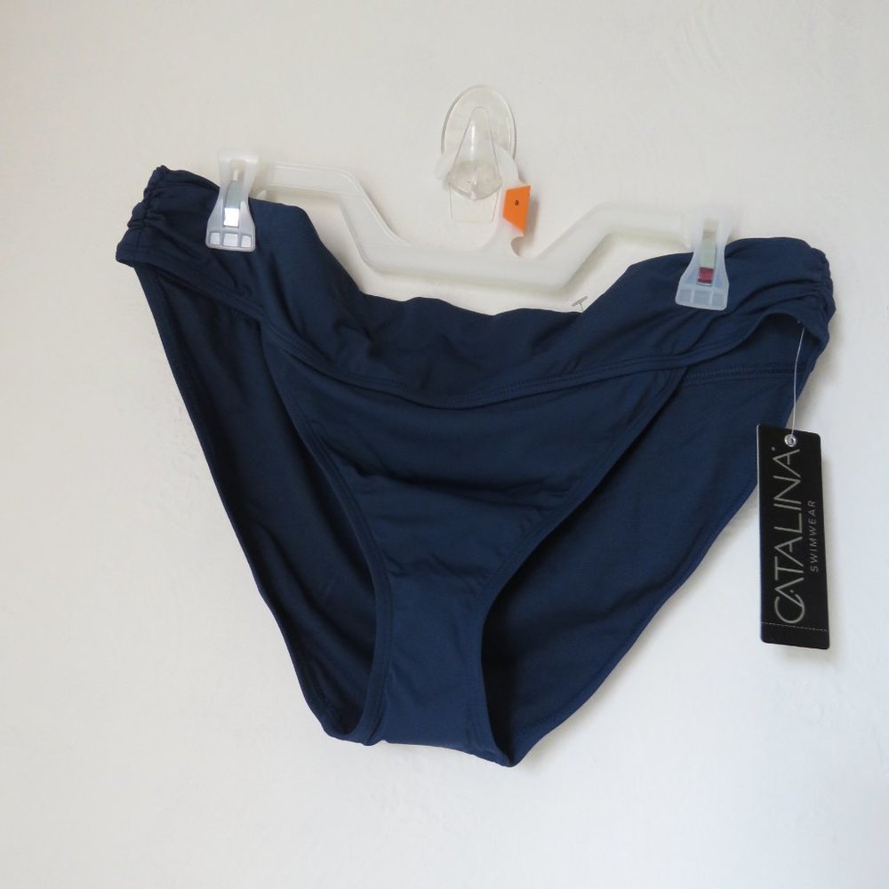 Catalina Standard Hipster Bikini Bottom XL Blue NWT